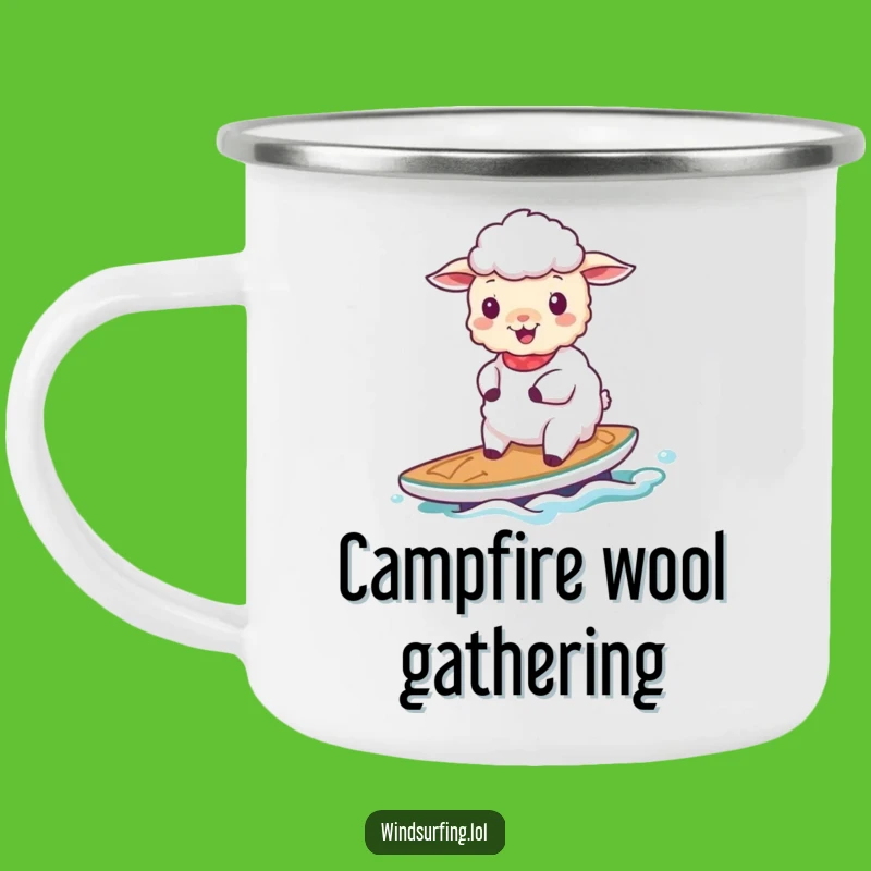 Funny Sheep Sailing Camping Mug: Relaxed Drinkware & Gift