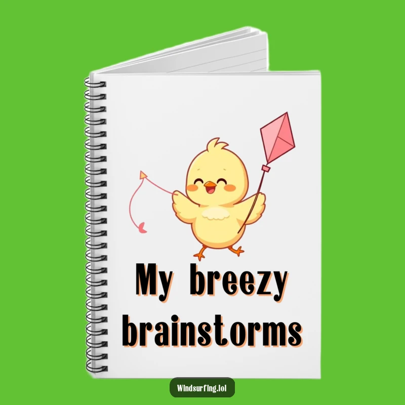 Funny Chick Kite Sail Notebook: Capture Your Bright Ideas with This Hilarious Journal