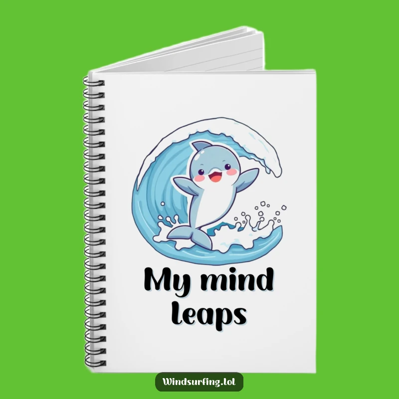 Funny Dolphin Wave Notebook: Journal Your Thoughts with Joyful Dolphin Designs