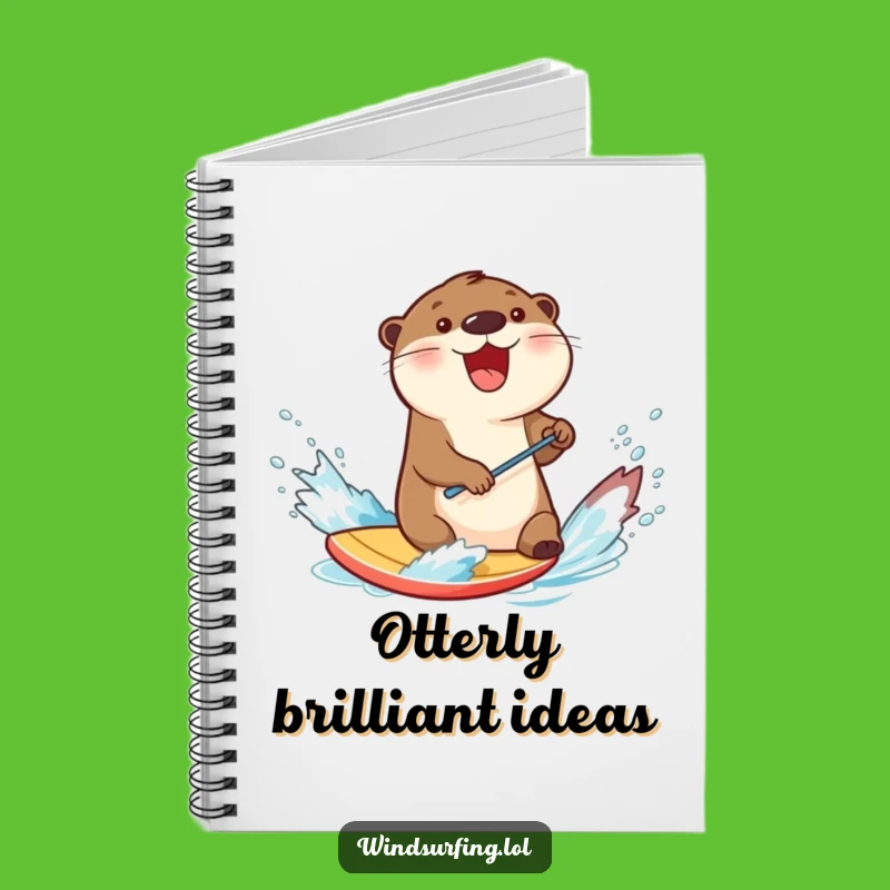Funny Otter Surfing Notebook: Jot Down Fun with Hilarious Water Adventures