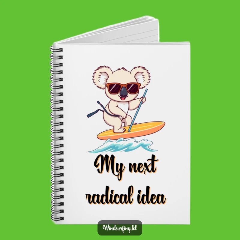 Funny Koala Windsurfer Notebook: Hilarious Journal & Gift for Ideas