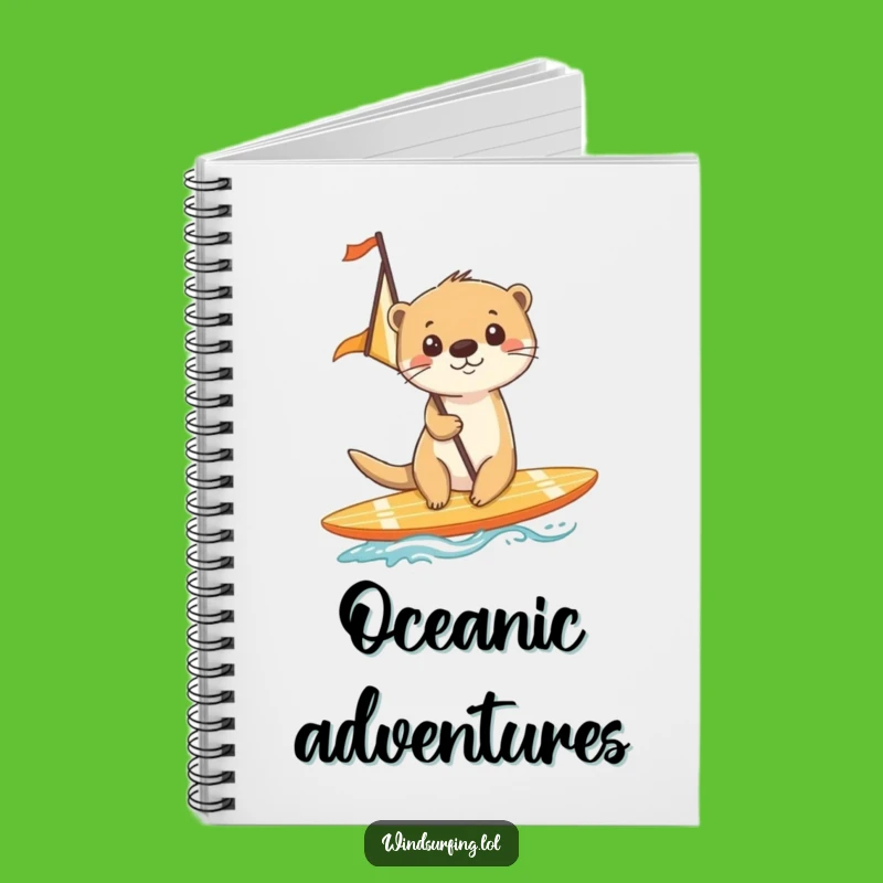 Funny Otter Surfing Notebook: Jot Down Adventures with this Funny Gift