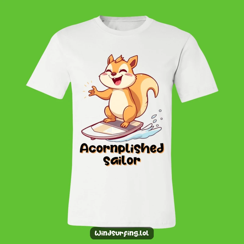 Funny Squirrel Windsurfer Tee: Strike a Pose with Squirrel Humor, Your New Funny Gift