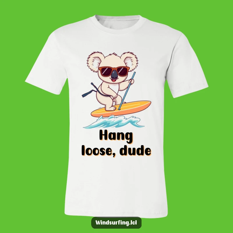 Funny Koala Windsurfer T-Shirt: A Hilarious & Cool Graphic Tee Gift